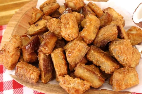 Coquinho caramelizado crocante e fácil de fazer, igual ao qu