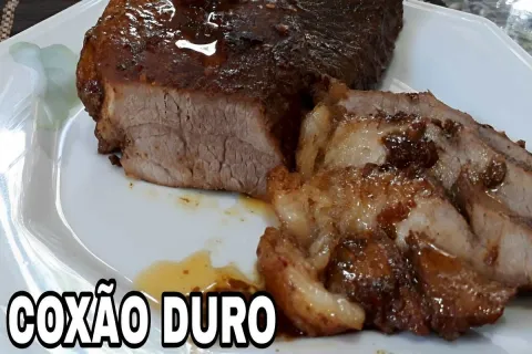 Coxão duro na panela muito suculenta e macia perfeita para q