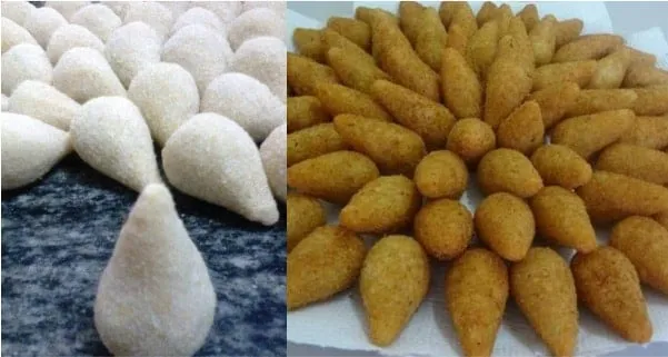 Coxinha com Massa de Maionese