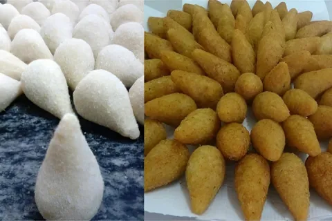 Coxinha com massa de maionese uma massa muito fácil e que fi