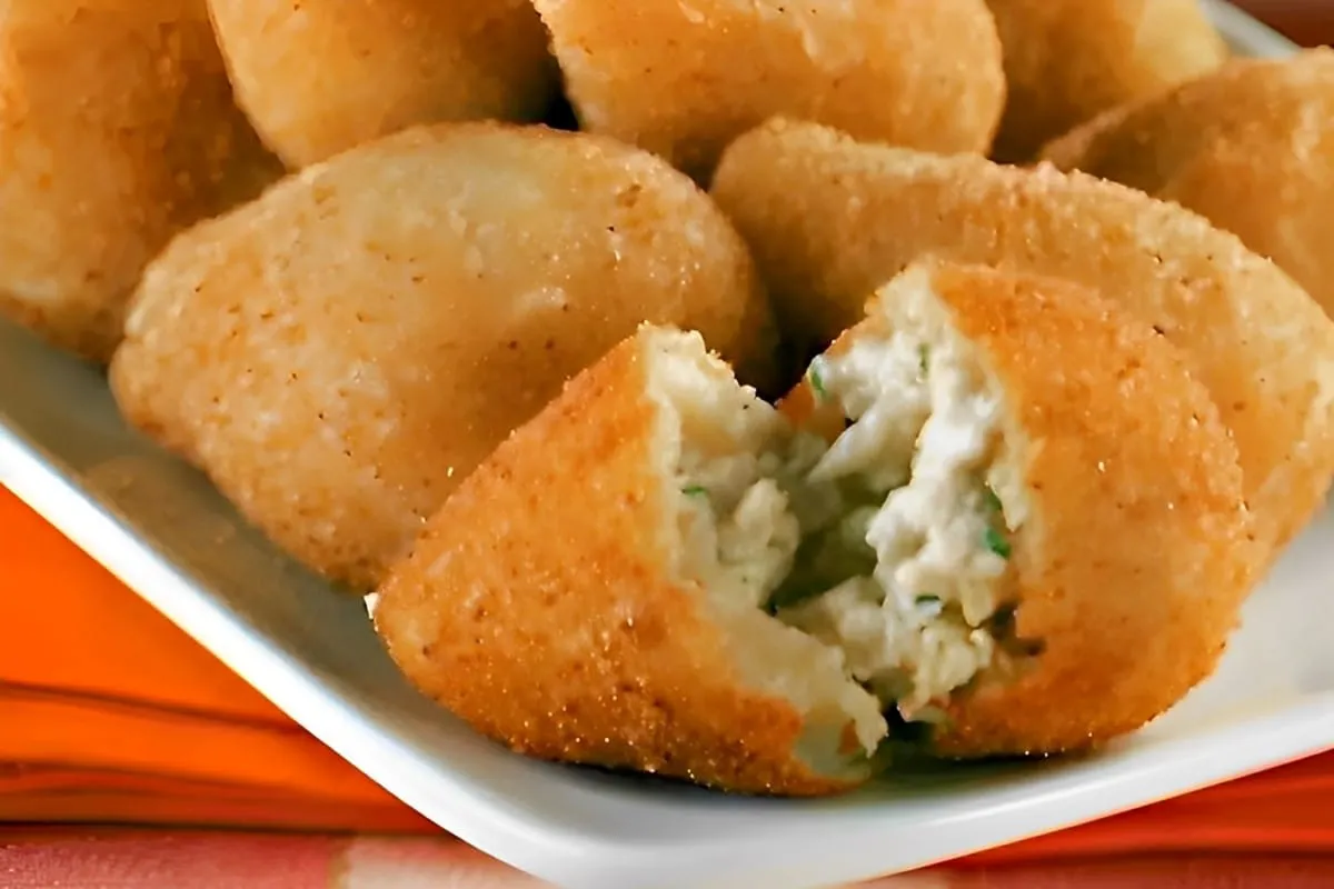 Coxinha sem massa a coxinha mais fácil do mundo fica pronta