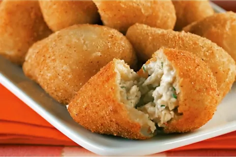 Coxinha sem massa essa é a coxinha mais fácil do mundo é só 