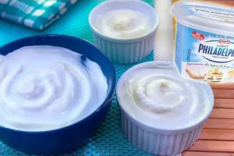 Cream chesse caseiro fica igual ao original gastante bem pou