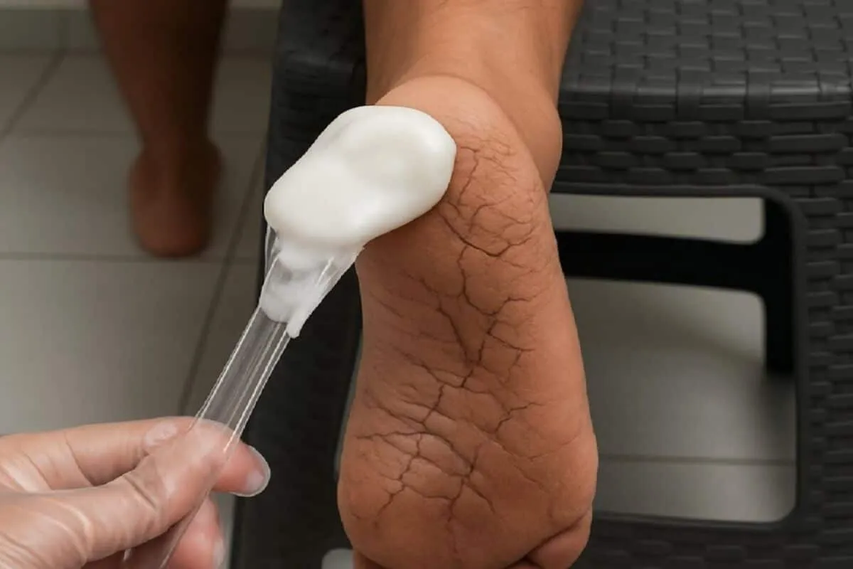 Creme caseiro para rachaduras dos pés que deixa teus pés lis