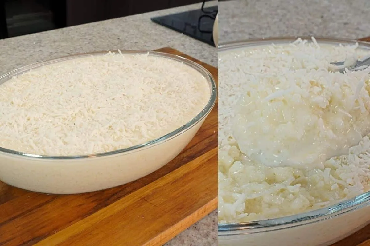 Creme de tapioca suave e geladinho, uma sobremesa leve que a
