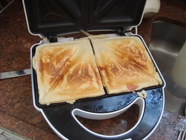 Crepe Suíço na Sanduicheira