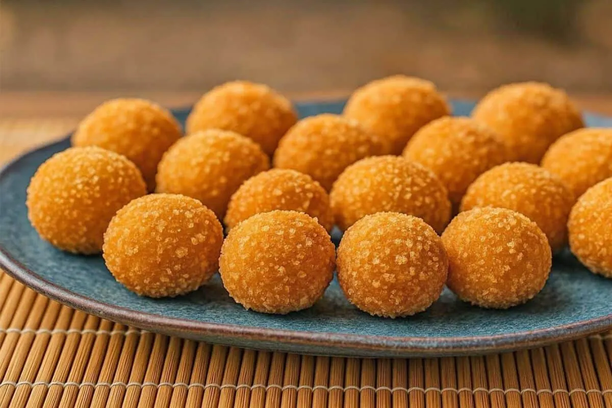 Croquete de frango recheado para quem ama sabor sem ter muit