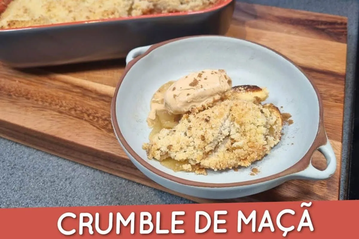 Crumble de maçã: veja como fazer essa delícia vai surpreender todos os seus convidados