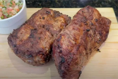 Cupim na air fryer super suculento macio e muito prático que