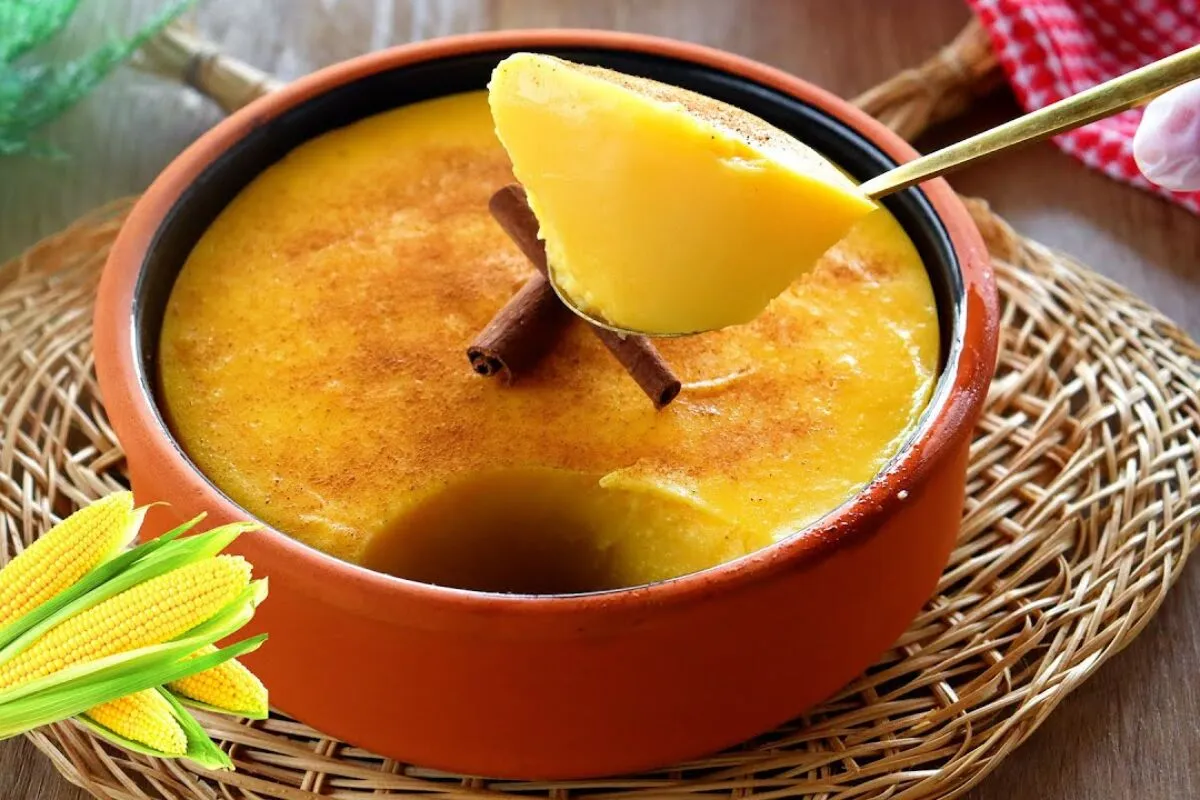 Curau cremoso com sabor de festa junina para você preparar e