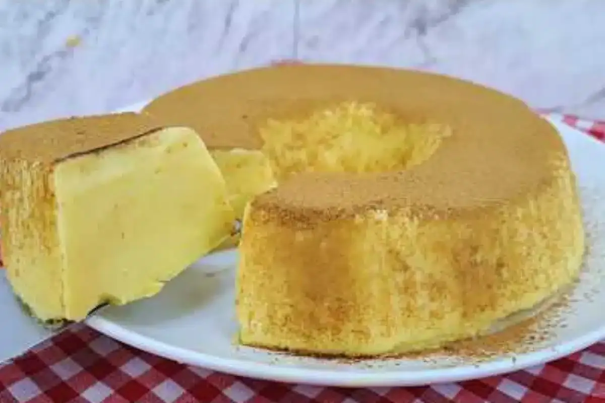 Curau de corte feito com milho de latinha super cremoso para