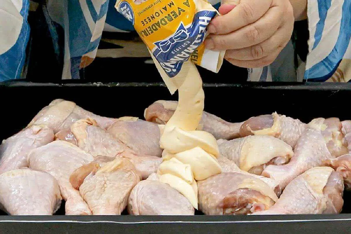 Depois que aprendi a fazer frango na maionese nunca mais pre