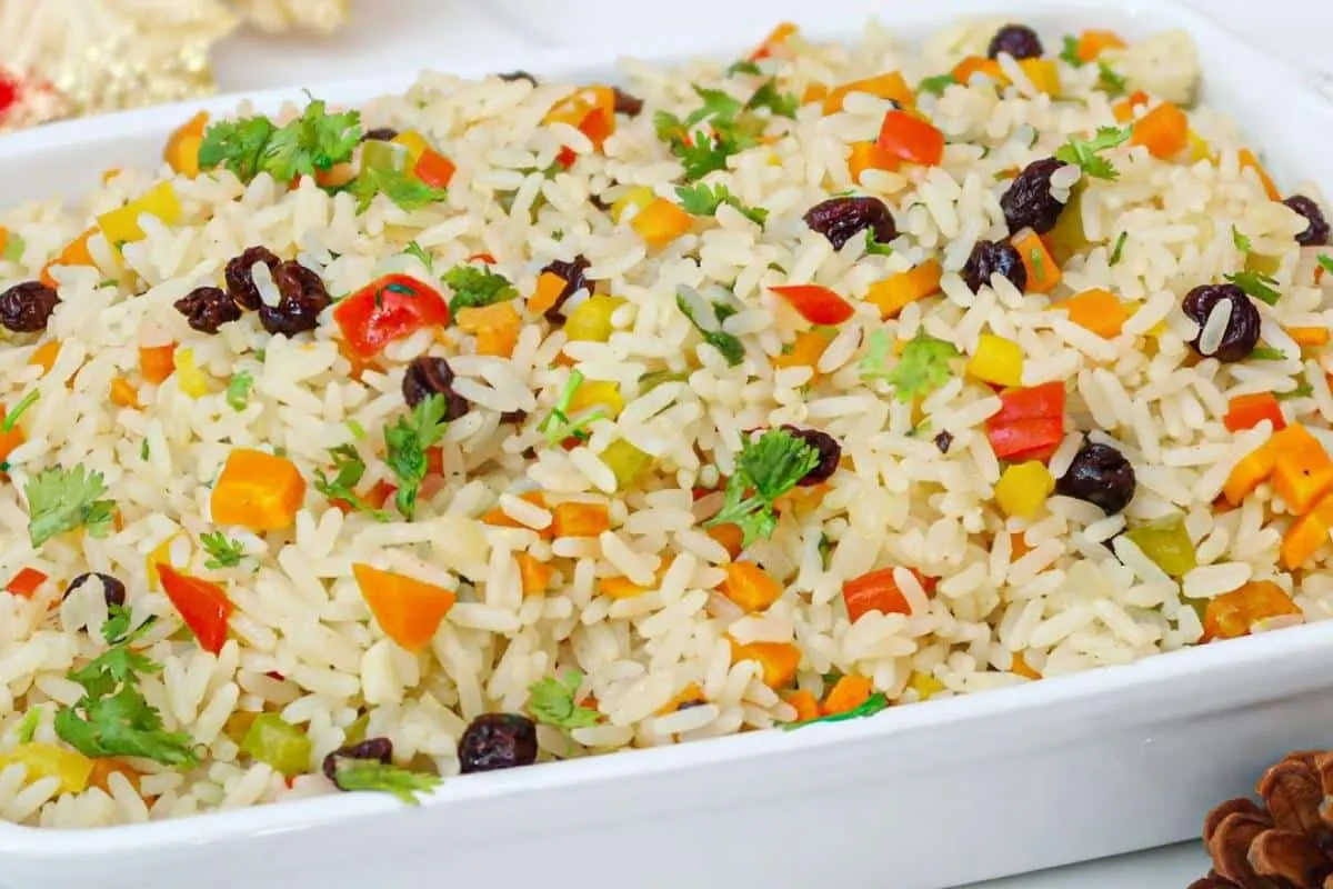 Descobri o segredo para fazer um arroz à grega para natal be