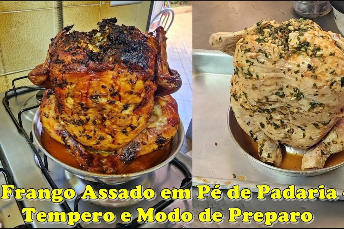 Desse jeito que faço frango assado aos domingos na minha cas