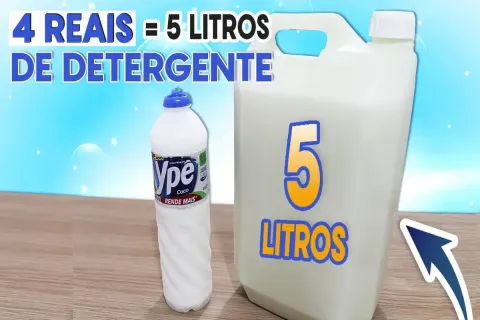 Detergente caseiro: receita que rende muito e te ajuda a eco