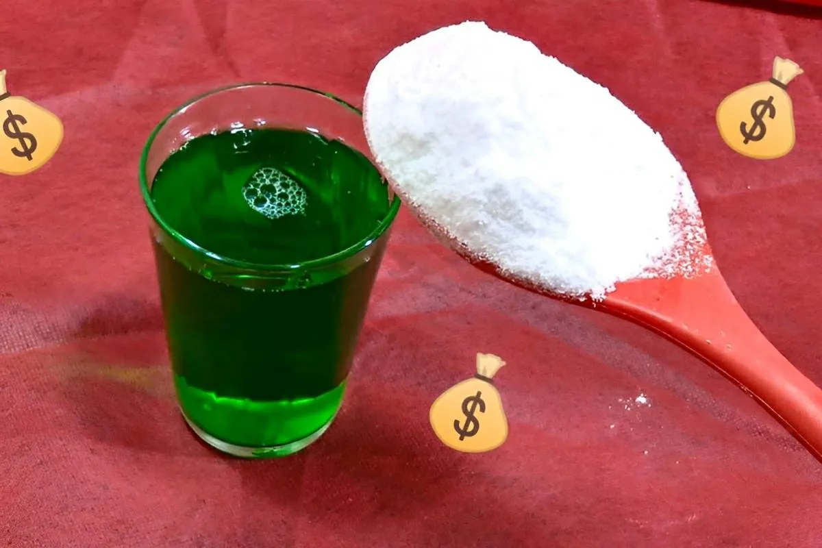 Detergente caseiro super econômico feito com apenas 2 ingred