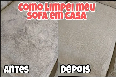 Dica para limpar sofá manchado e encardido: não precisa leva