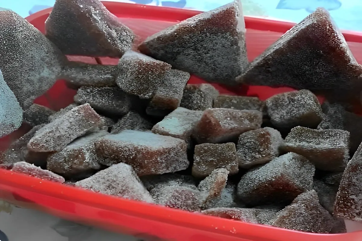 Doce de banana caseiro coberto com açúcar melhor que o do su