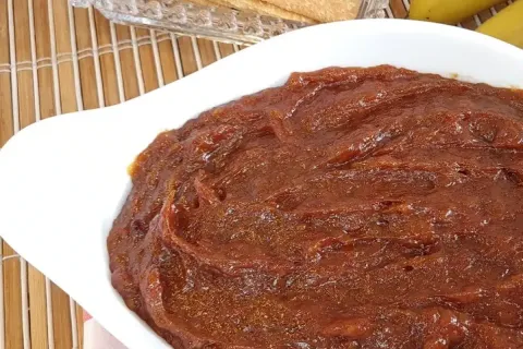 Doce de banana caseiro divino, com um gostinho tradicional d