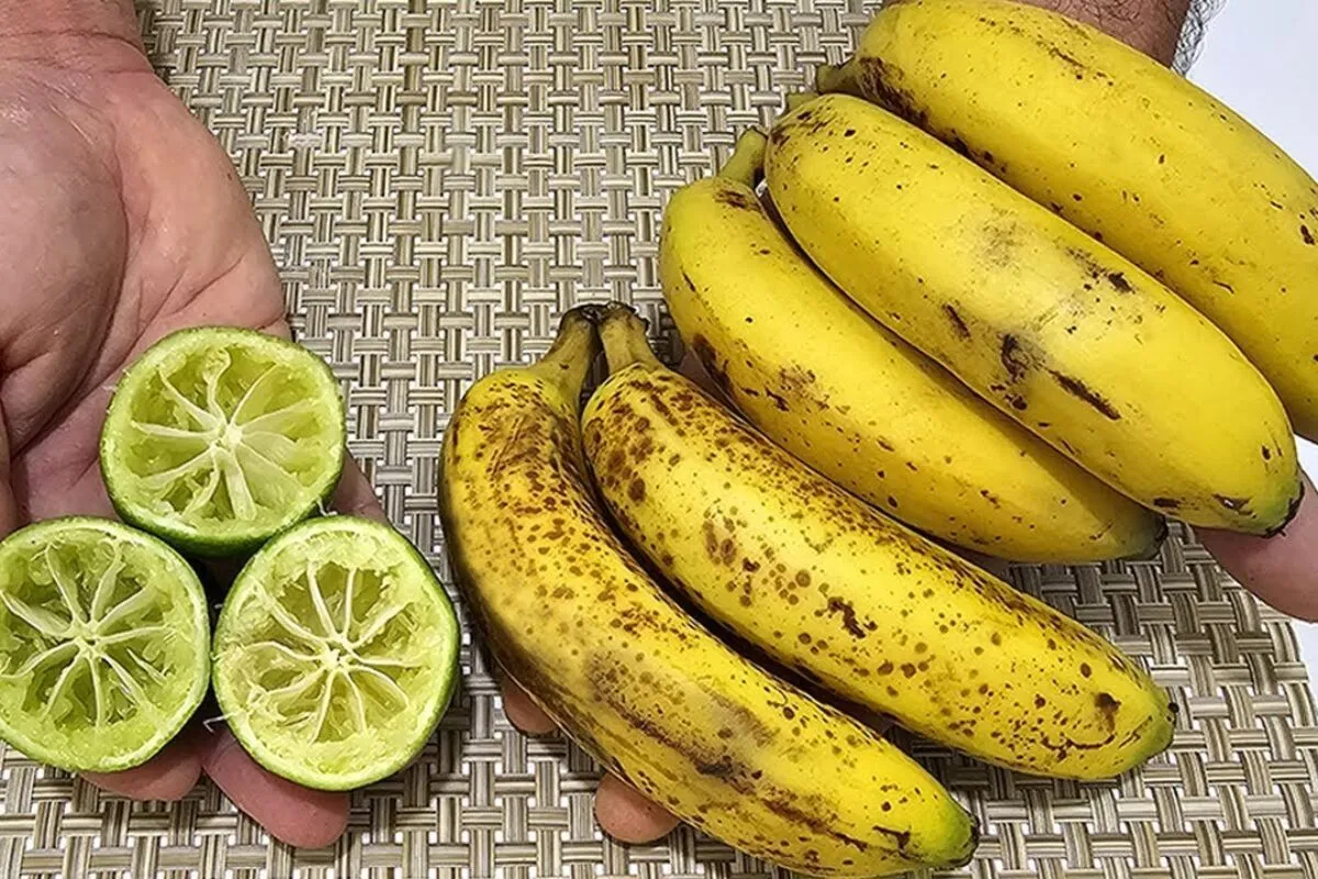 Doce de banana: é só bater com limão para ter um resultado d