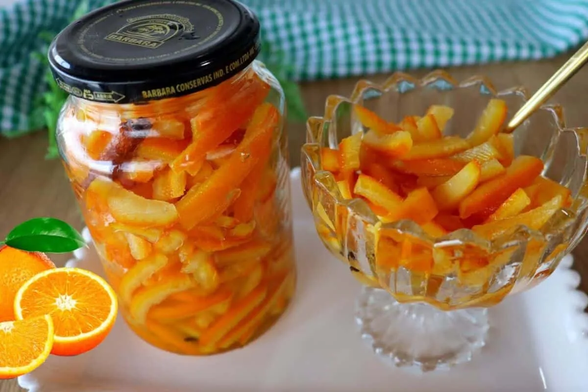 Doce de casca de laranja, uma sobremesa tradicional e irresi