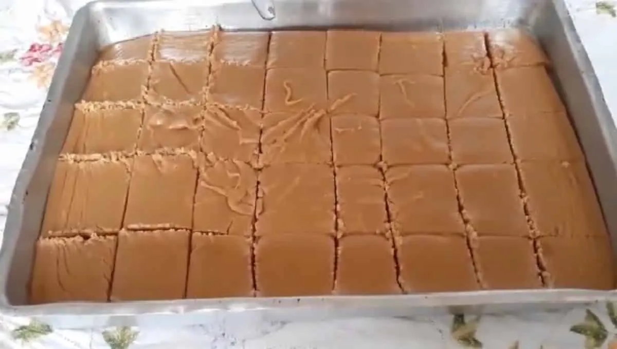 Doce de leite de corte tradicional igual aqueles que vendiam