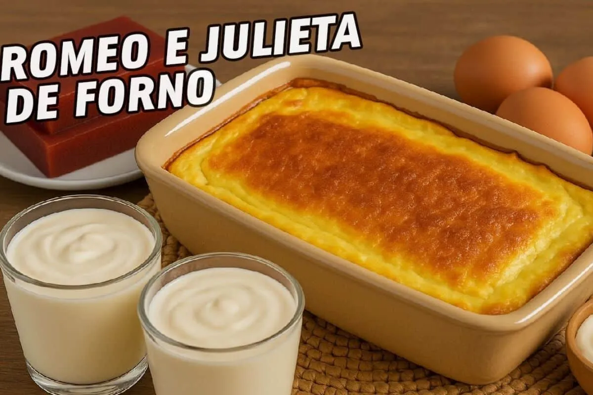 Doce romeu e julieta prático e saboroso: combinação de dois