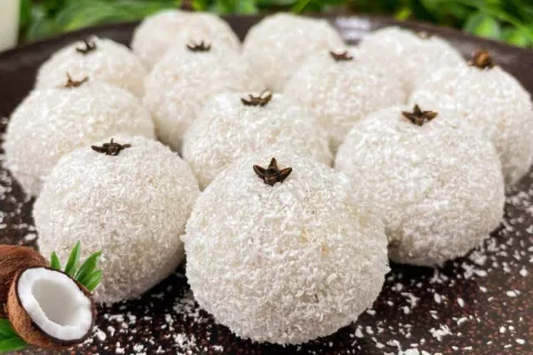 Docinho de coco: feito sem leite de forma super fácil, rápid
