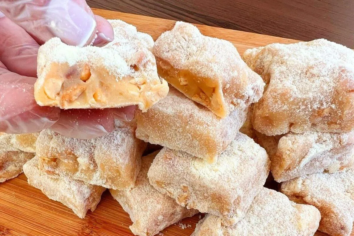 Docinho de leite ninho com amendoim e mais 4 ingredientes qu