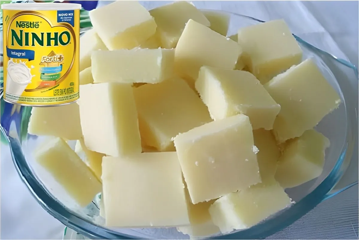 Docinho de Leite Ninho em pedaços saboroso e com sabor marca