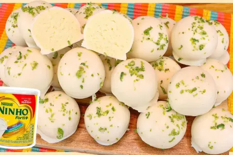 Docinho de limão que não dá vontade de parar de comer de tão