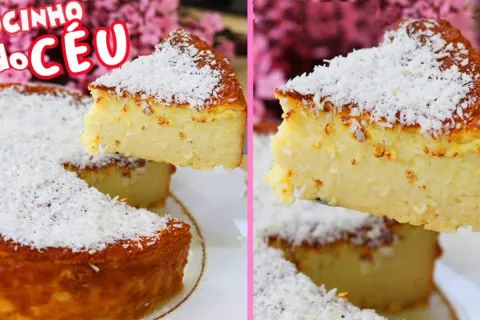 Docinho do céu de liquidificador que desmancha na boca e é s