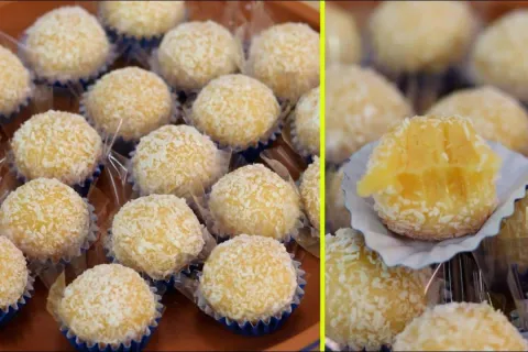 Docinho queijadinha fácil e delicioso para inovar na sua fes