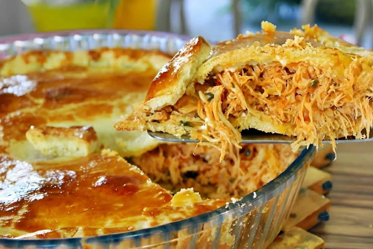 Empadão de frango com massa de 3 ingredientes um lanche deli