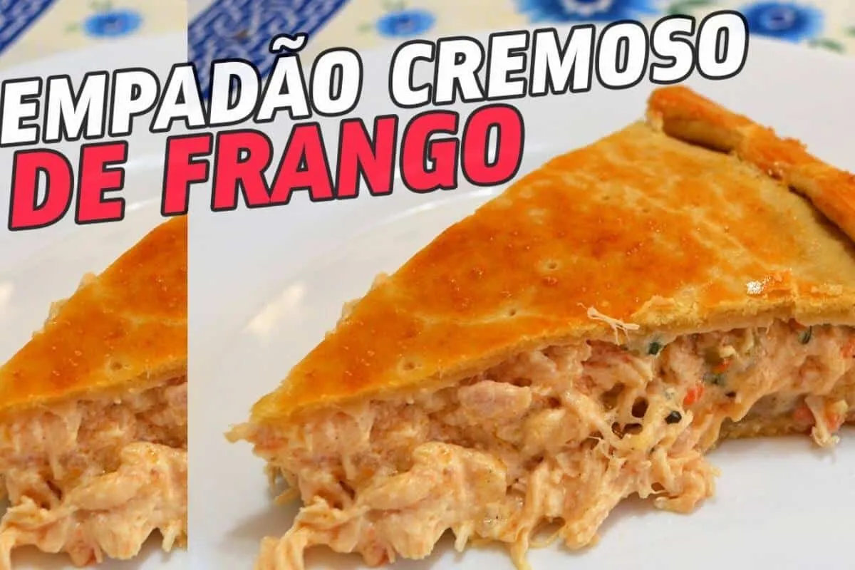 Empadão de frango cremoso: não existe recheio mais suculento