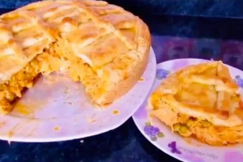Empadão de frango super cremoso e divino, com aquela massa e