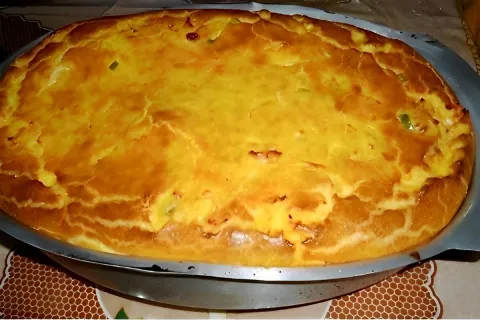Empadão de liquidificador um lanche prático e fácil é só bat