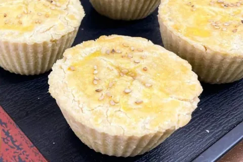 Empadinha sem glúten deliciosa e com massa que desmancha na 