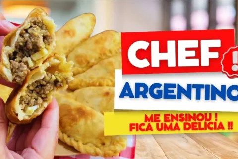 Empanadas argentinas fritas que ficam bem sequinhas e crocan