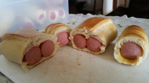 Enroladinho de Salsicha