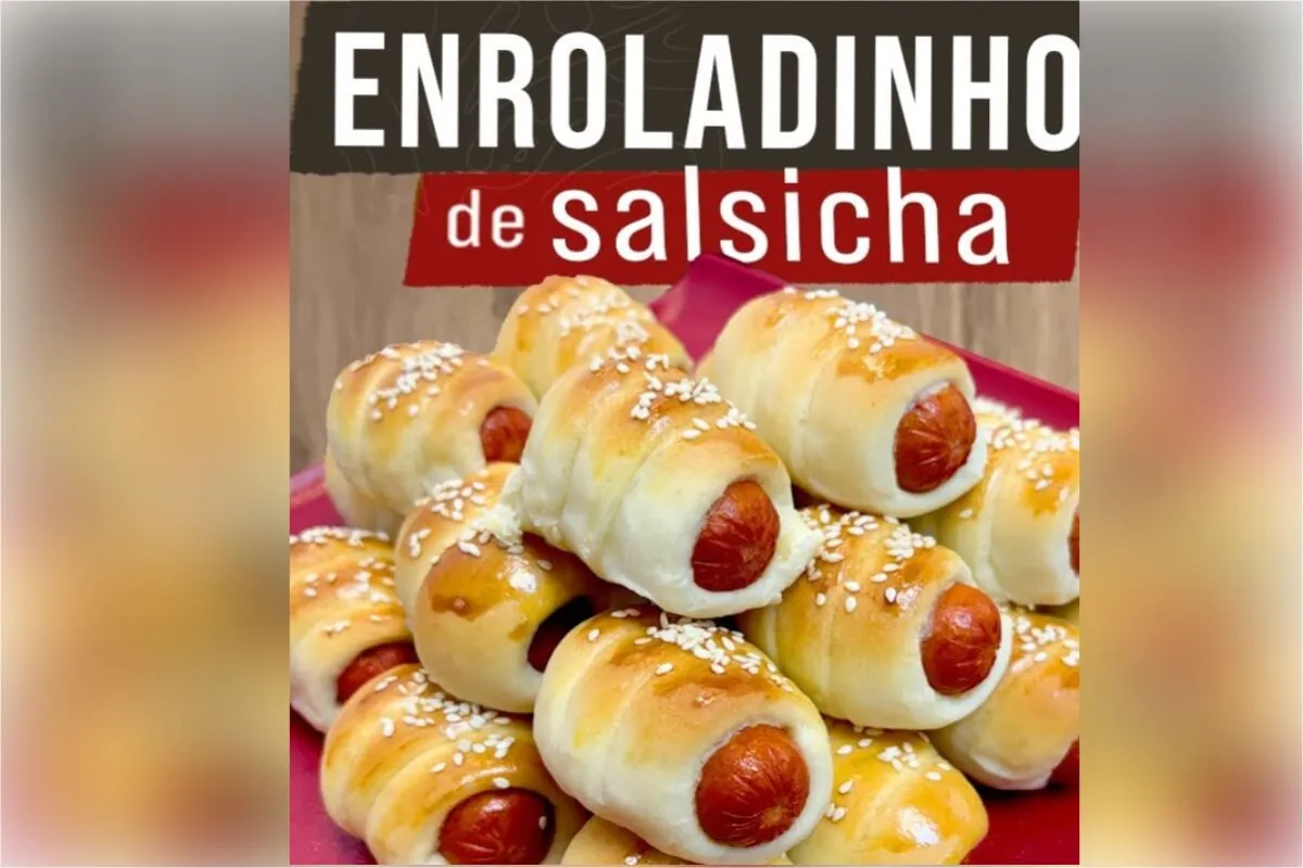 Enroladinho de salsicha mais fácil e gostoso que você já viu