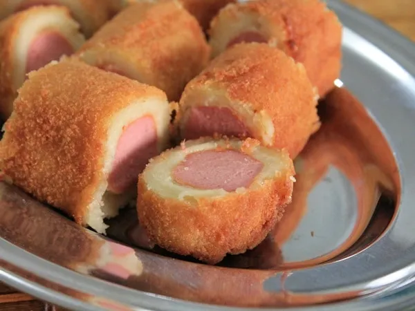 Enroladinho Frito de Salsicha