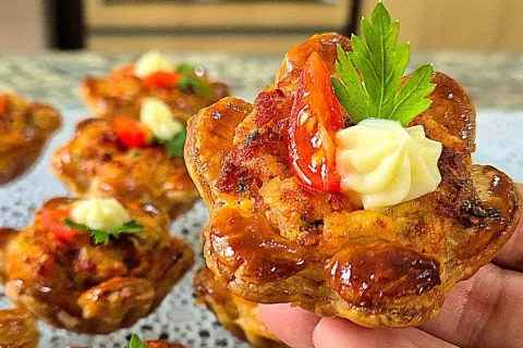 Entradinha de festa deliciosa e fácil de preparar, que faz o