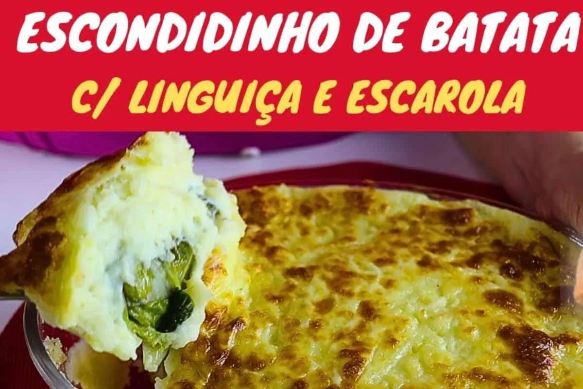 Escondidinho de batata fácil e delicioso para seu almoço de