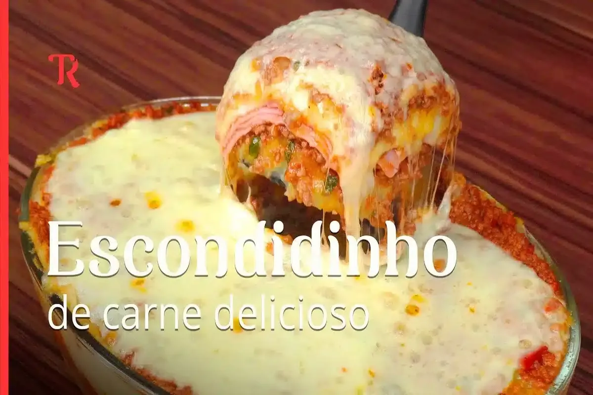 Escondidinho de carne tão perfeito que parece prato de resta