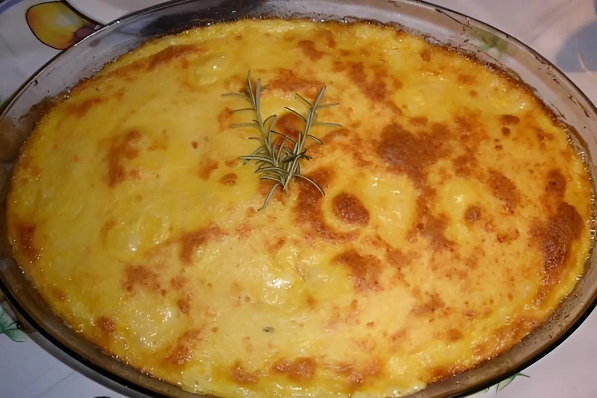 Escondidinho de frango com purê de mandioca um prato complet