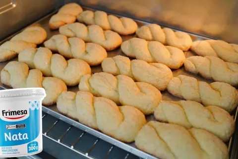 Essa é a melhor receita de bolachinha de nata que eu já expe