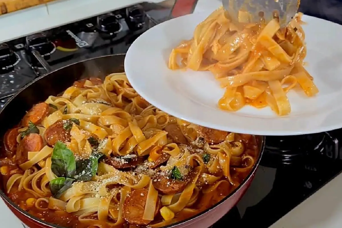 Essa é a receita de macarronada de domingo que você estava p