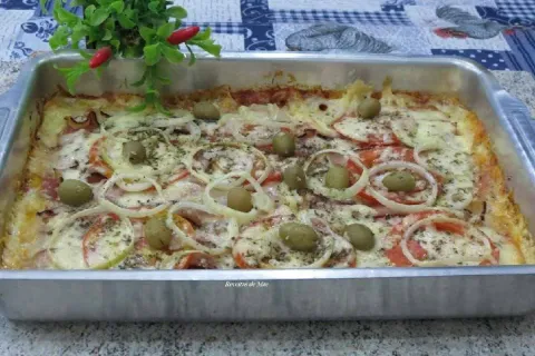Essa pizza de pão de forma fica mais barata que a que você c