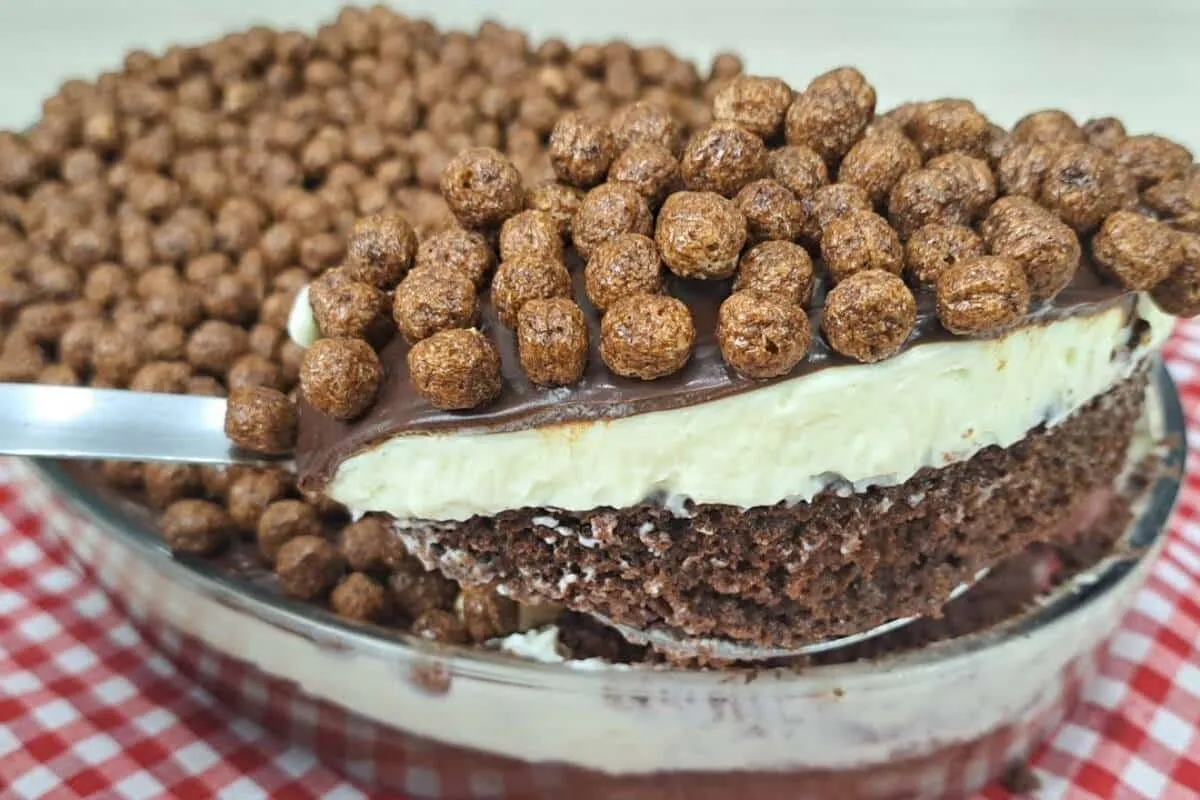 Esse bolo gelado de chocolate é uma novidade maravilhosa par